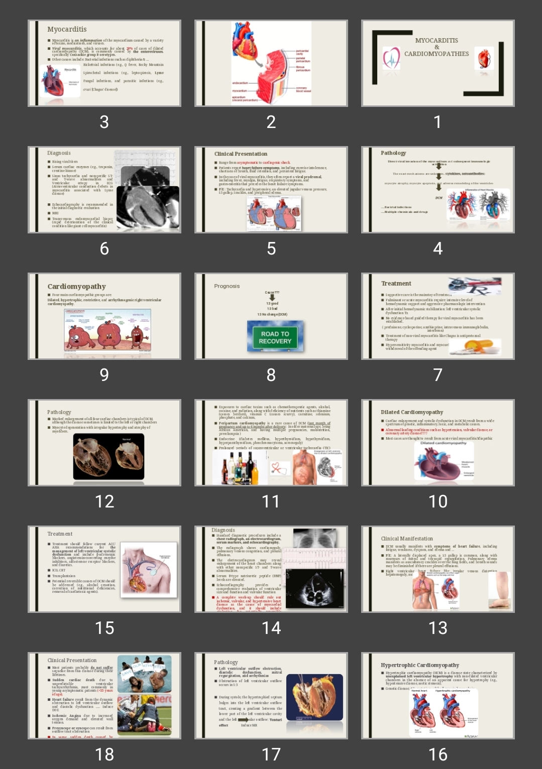 پاورپوینت بیماری های عضله قلب Myocarditis  &  cardiomyopathies