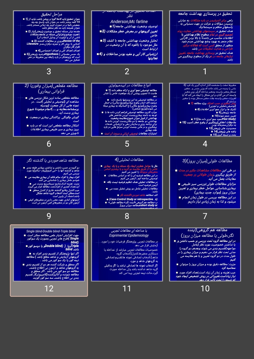 پاورپوینت تحقیق در پرستاری بهداشت جامعه