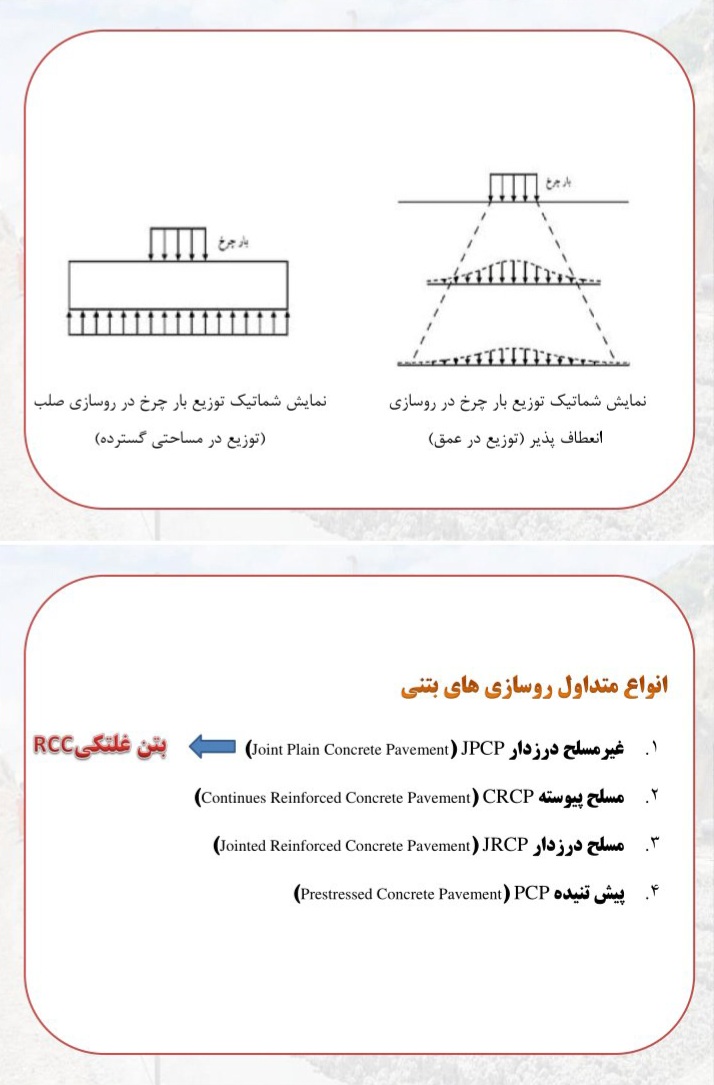 پاورپوینت ضوابط طراحی و اجرای روسازی بتن غلطکی / ۱۳۳ صفحه