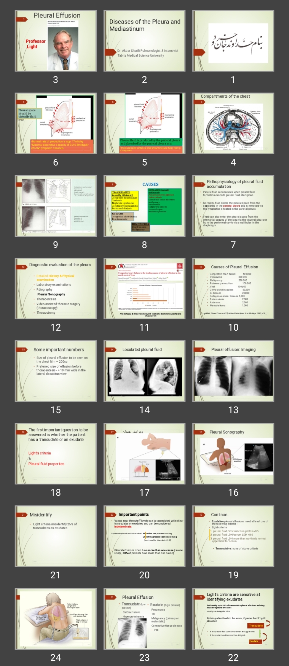 پاورپوینت Diseases of the Pleura and Mediastinum