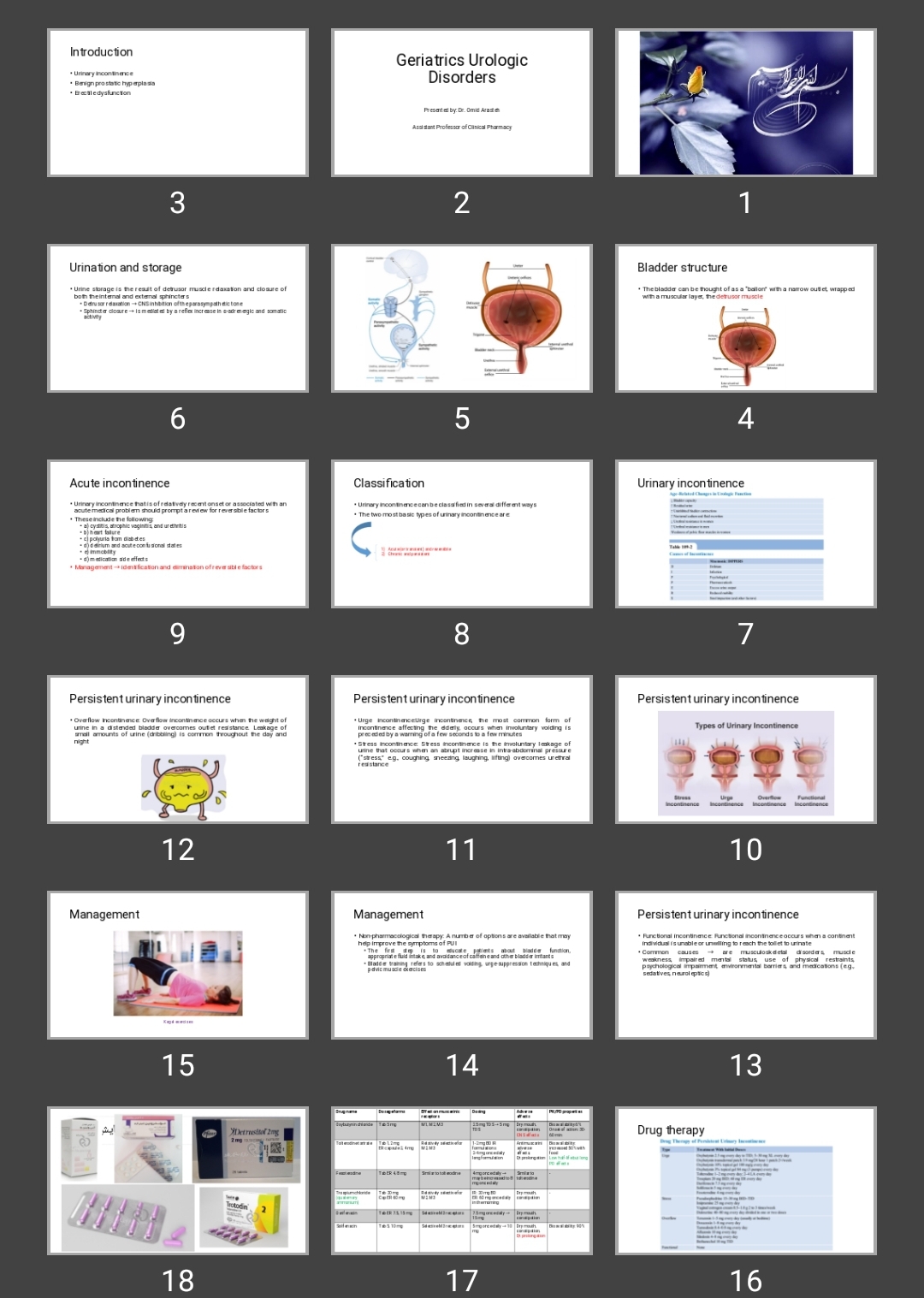 پاورپوینت Geriatrics Urologic Disorders