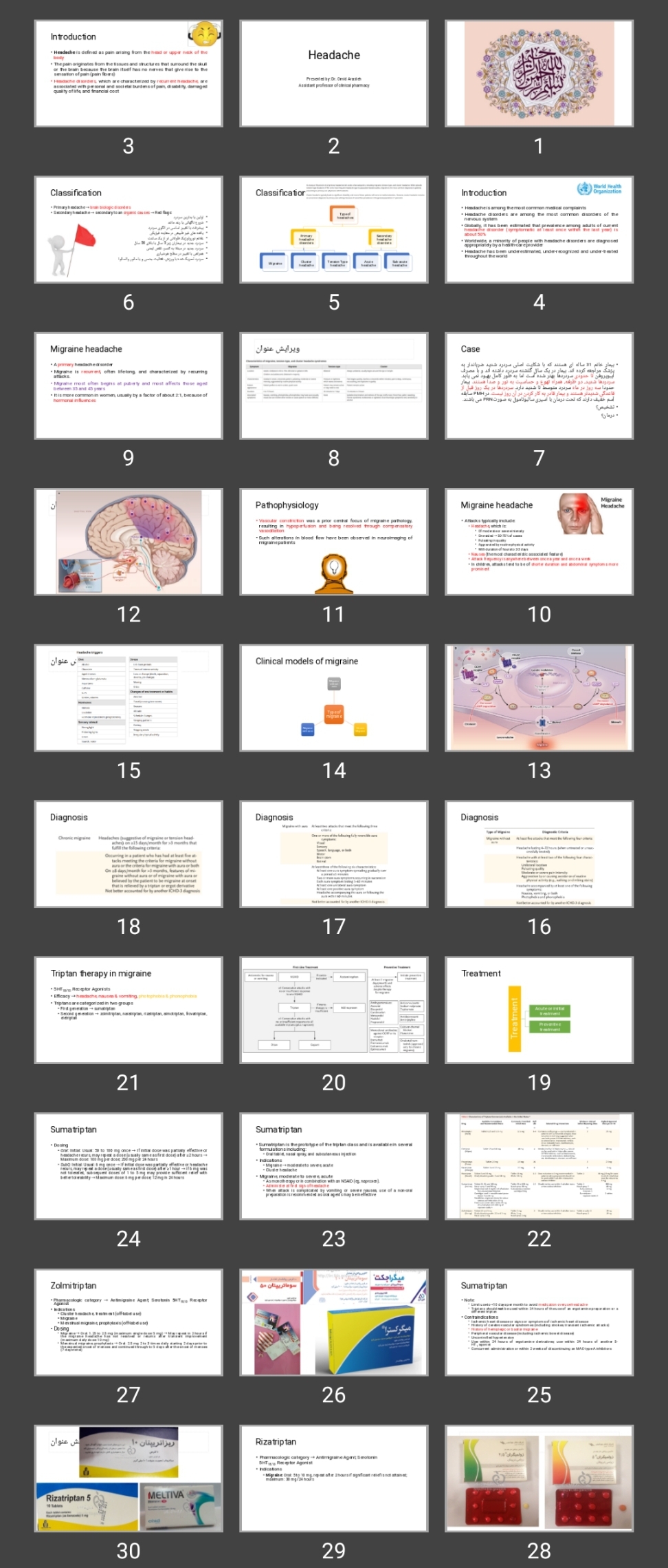 پاورپوینت Headache