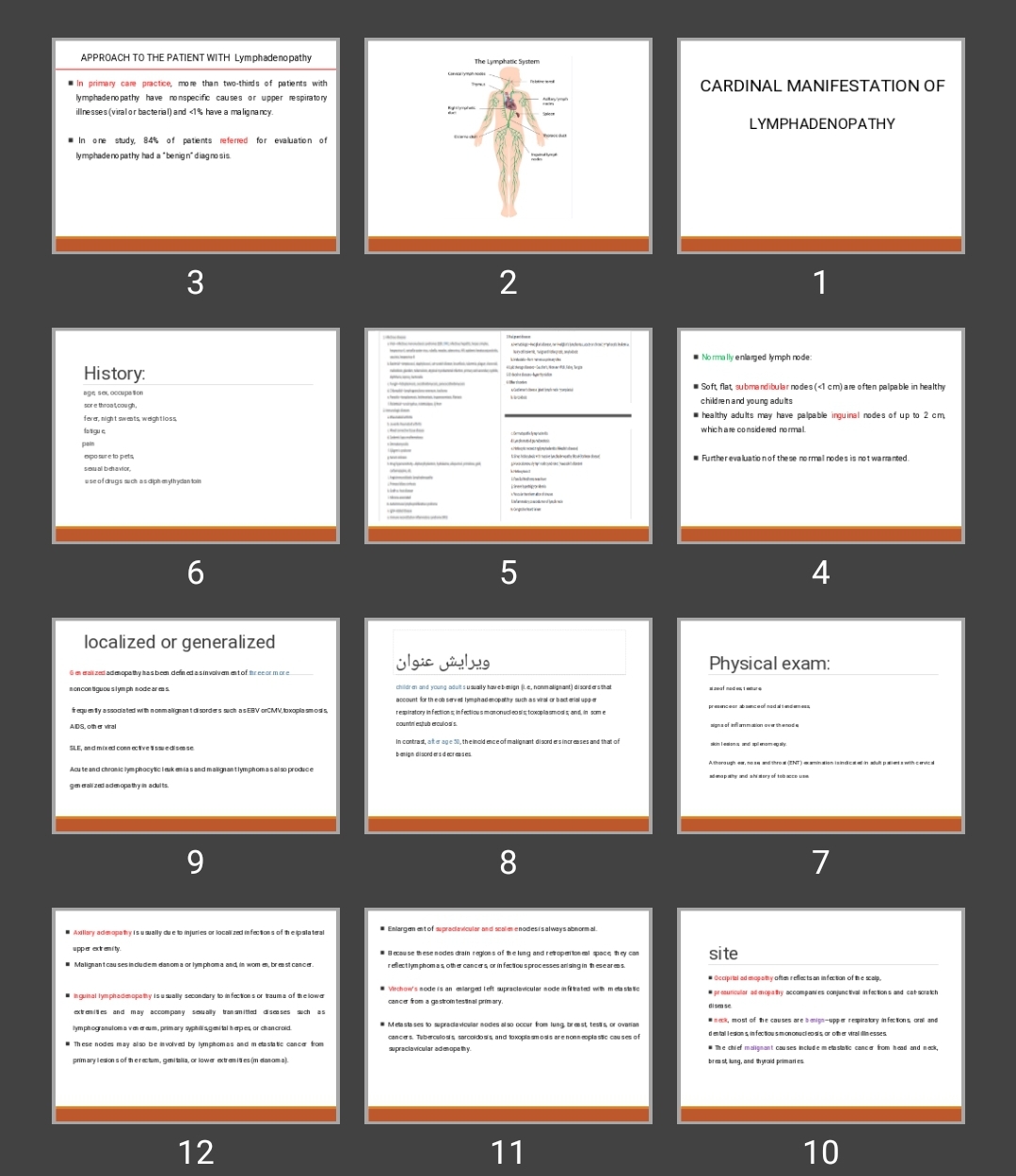 پاورپوینت LYMPHADENOPATHY